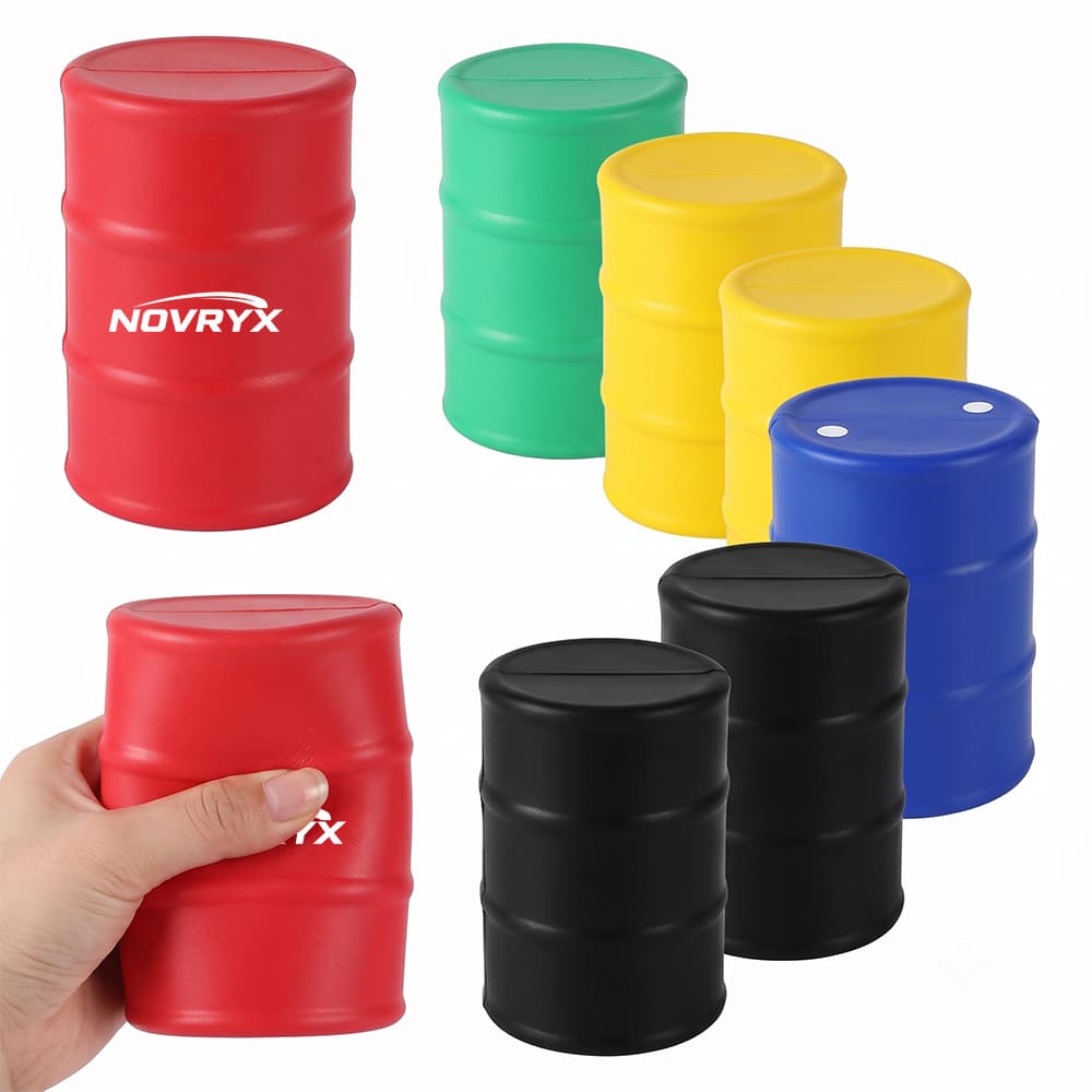 Squeezable Foam Oil Drum Stress Reliever