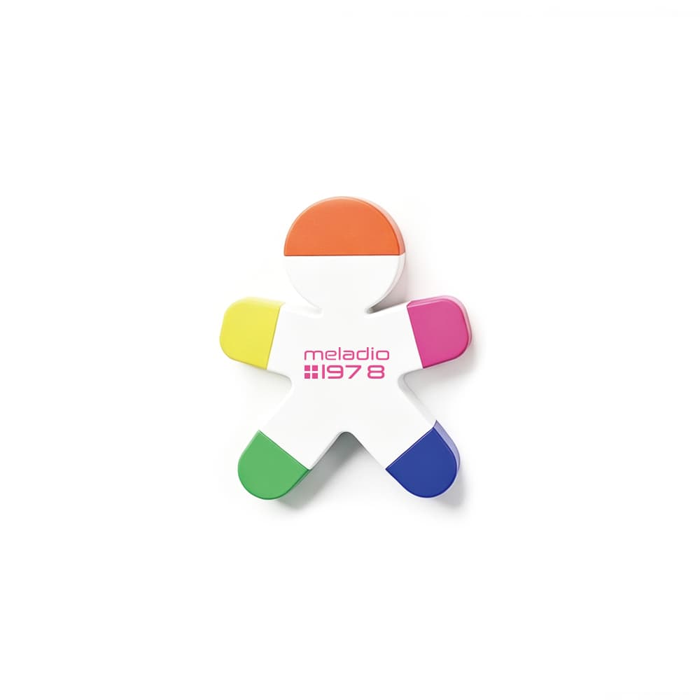 Figure Shaped Fluorescent Highlighter Markers gallery 2