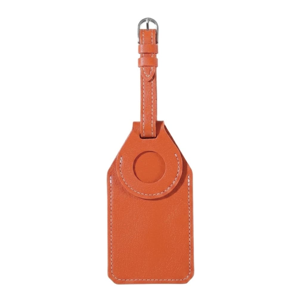 Vegan Leather Luggage Tag w/ Tracker Pocket gallery 5